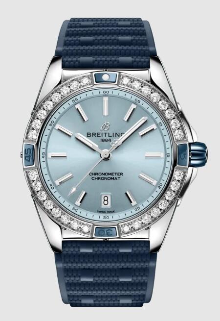 Review Breitling SUPER CHRONOMAT AUTOMATIC 38 Replica watch A17356531C1S1 - Click Image to Close